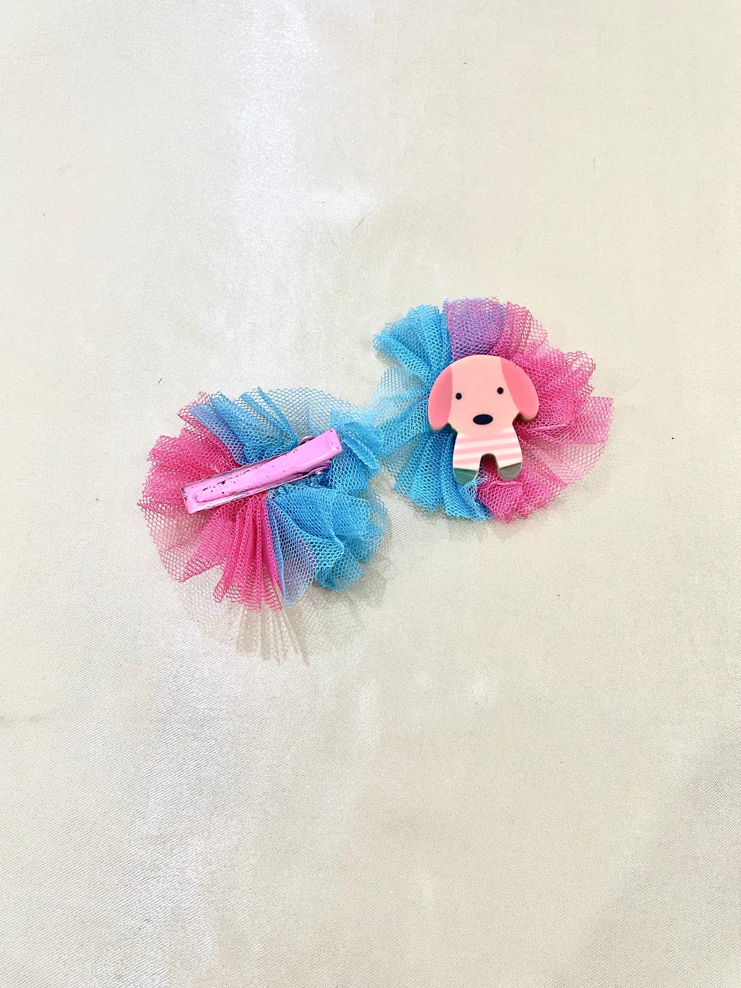 Red Baby Hair clip pair
