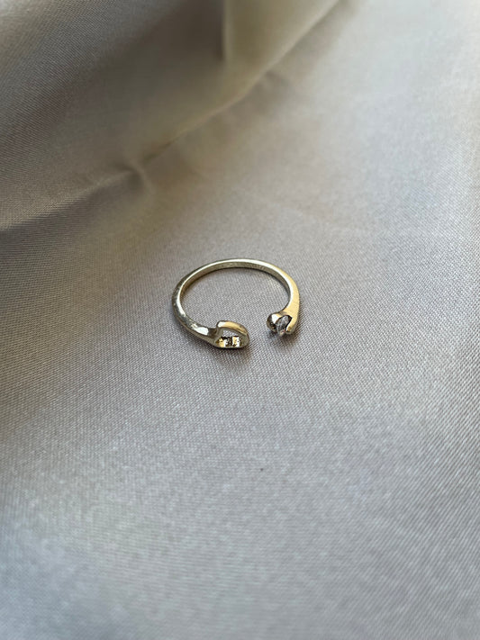 Golden snake ring