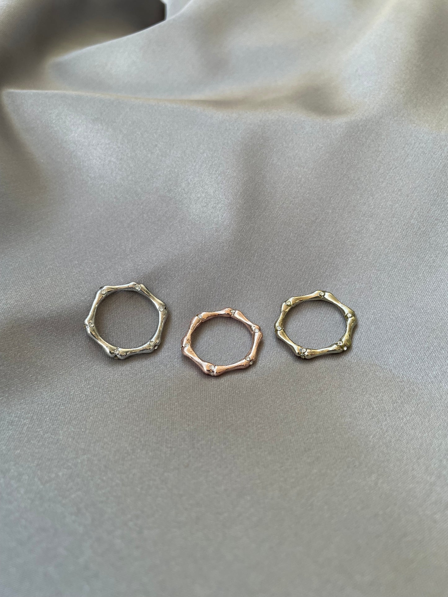 Geometric Shaped Golden ring