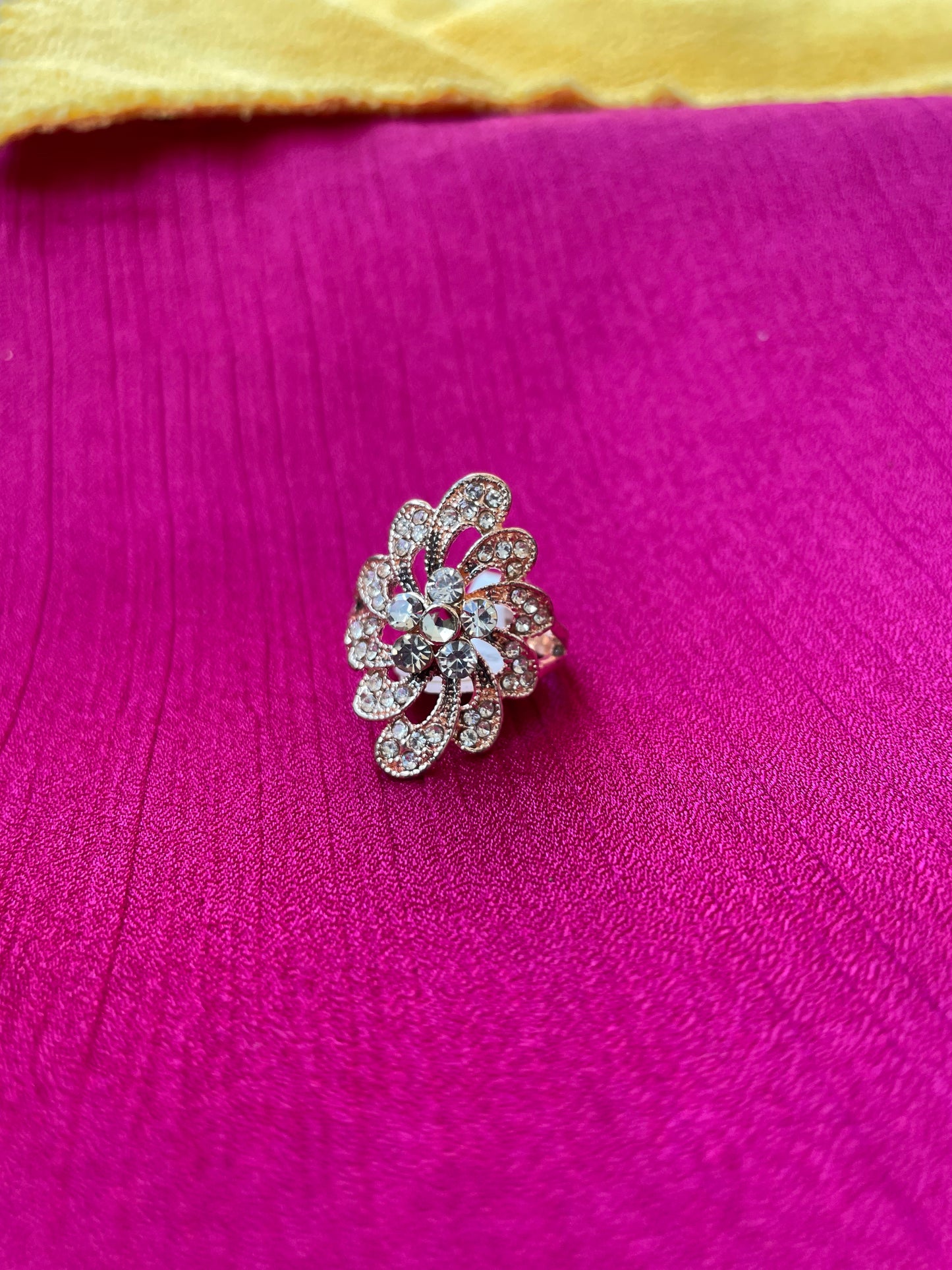 Silver Flower ring