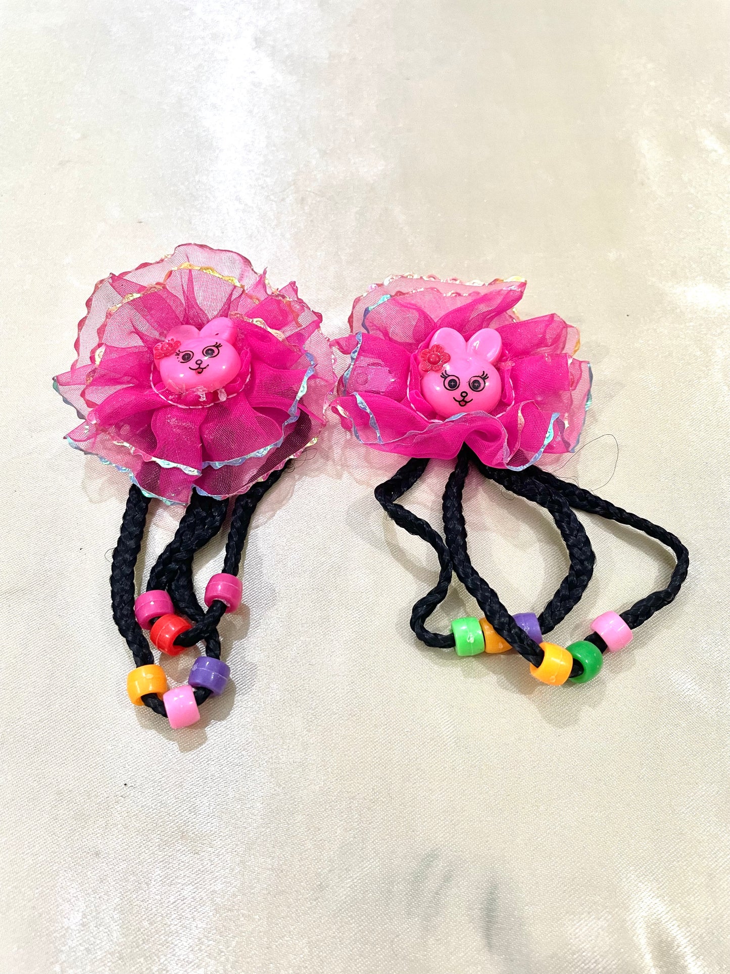 Doll Hair tie pair