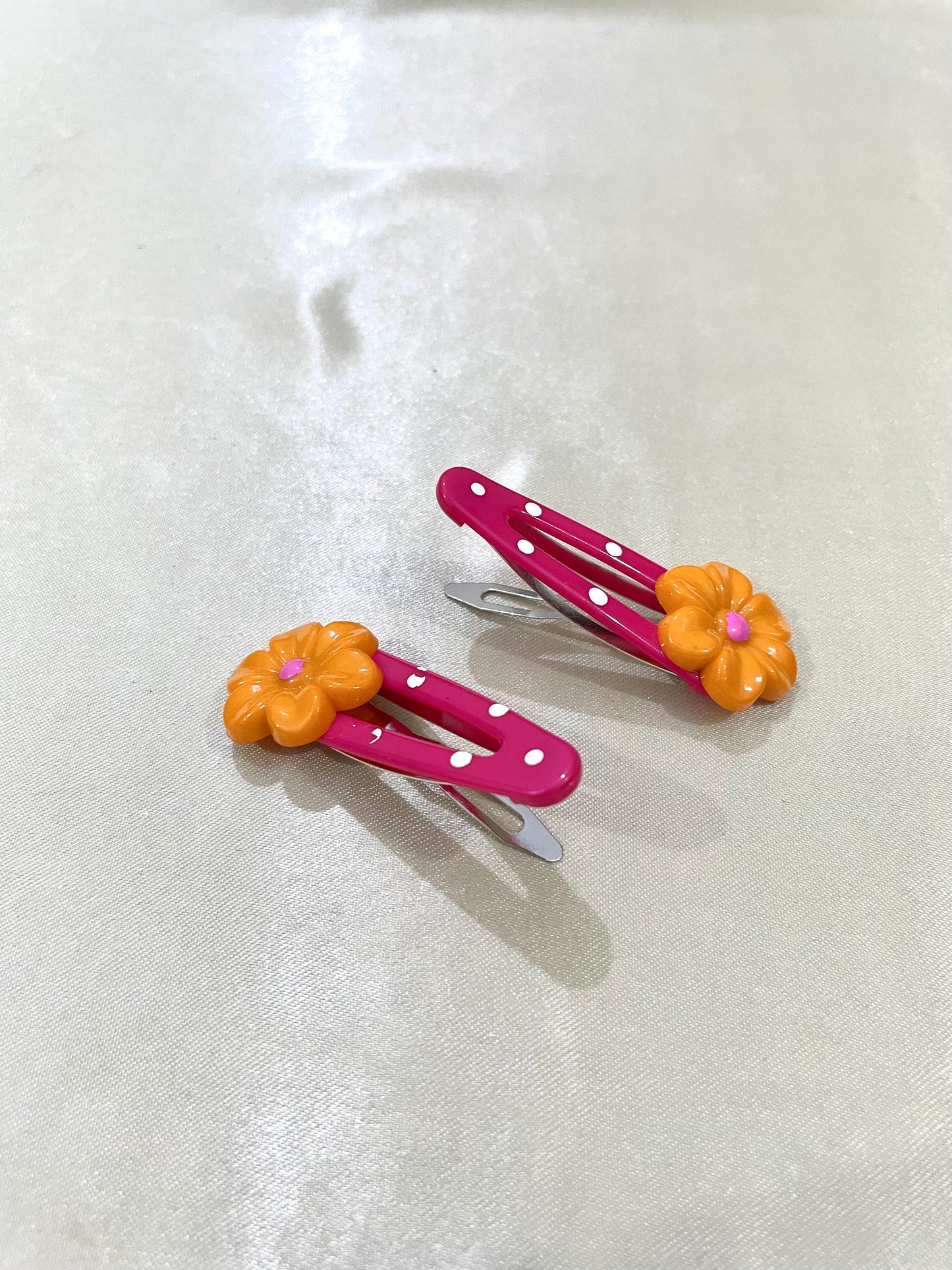 Orange Hair Clip