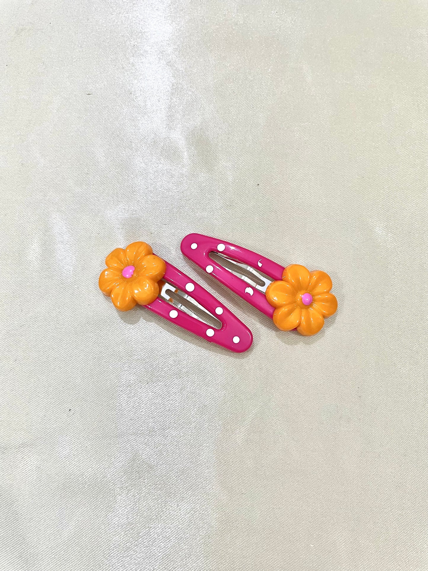 Orange Hair Clip