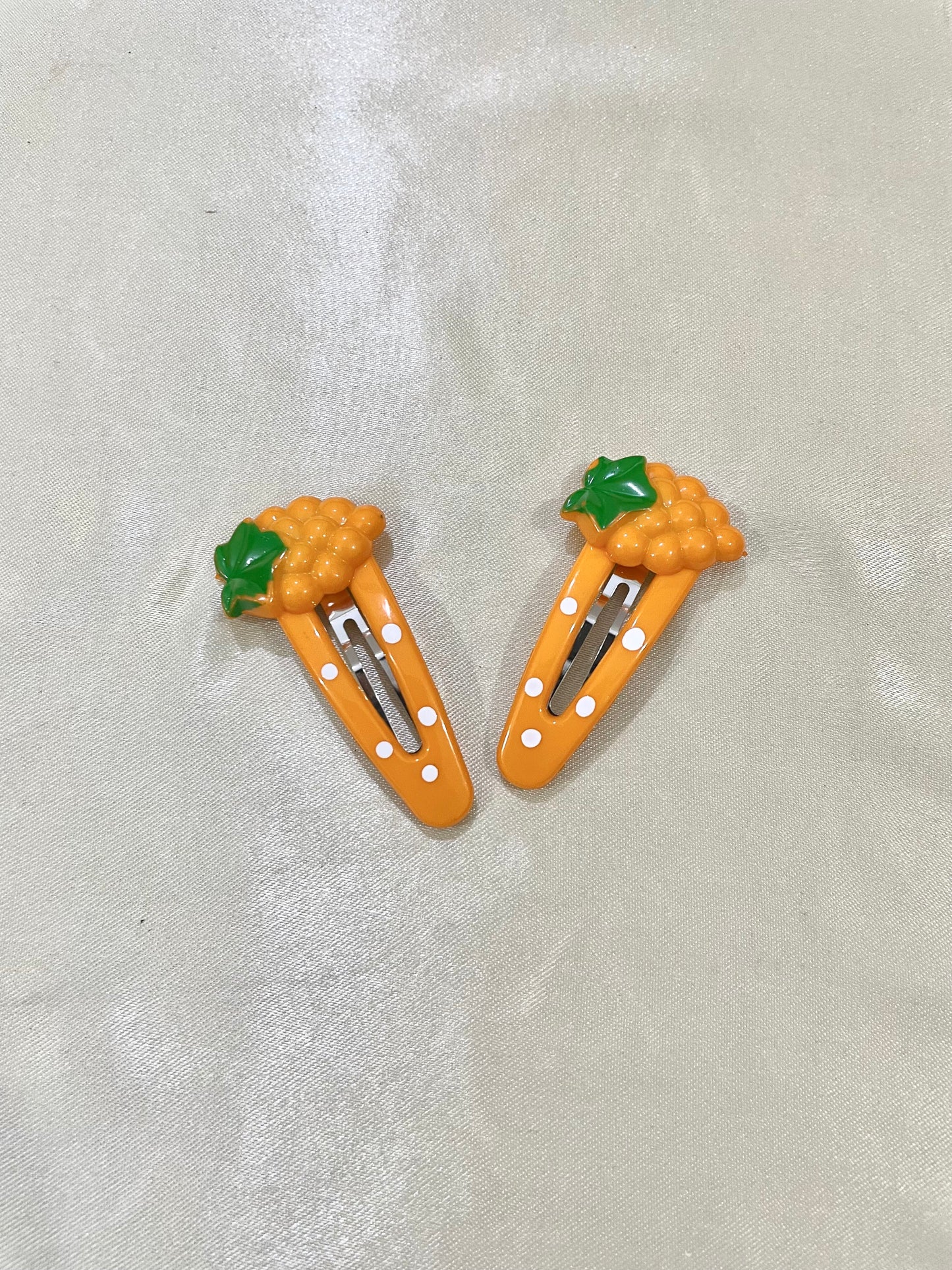 Orange Hair Clip