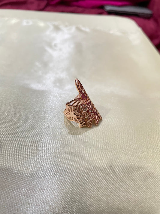 Golden Flower ring